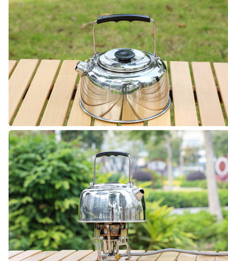 Outdoor portable folding kettle