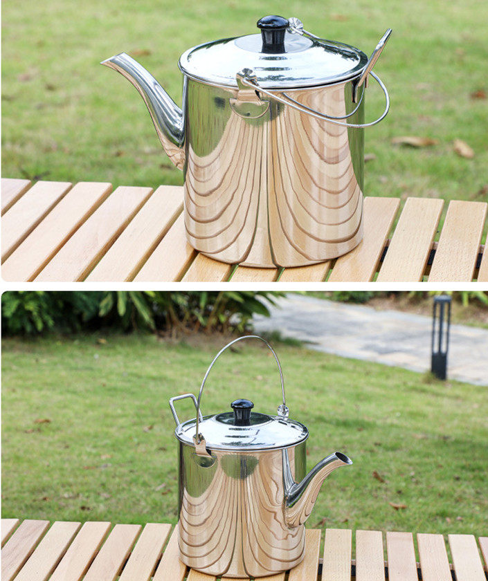 Camping kettle, picnic tea pot