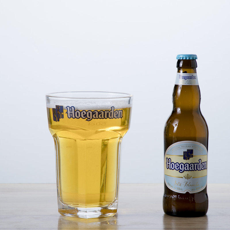 Thickened glass hexagonal mug beer mug|500ml