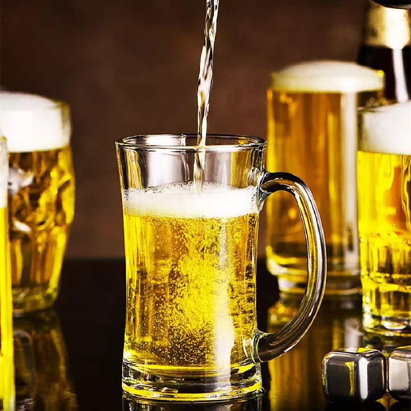 Machine-pressed beer glass|500ml