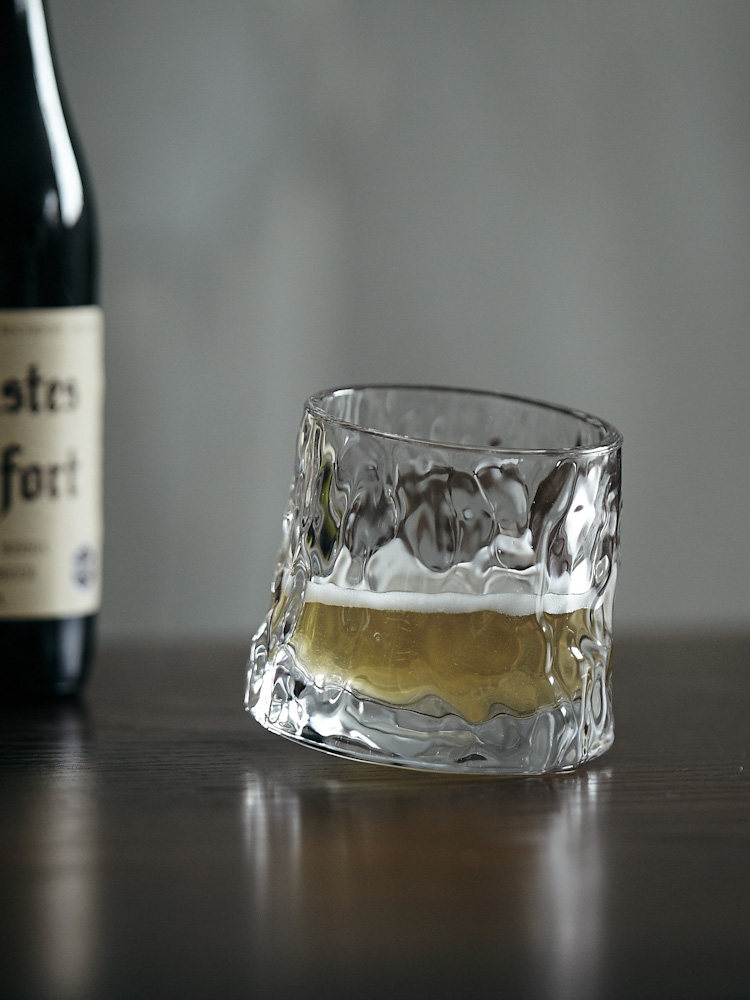 Vertical striped glass, foreign wine cup, beer cup|100ml