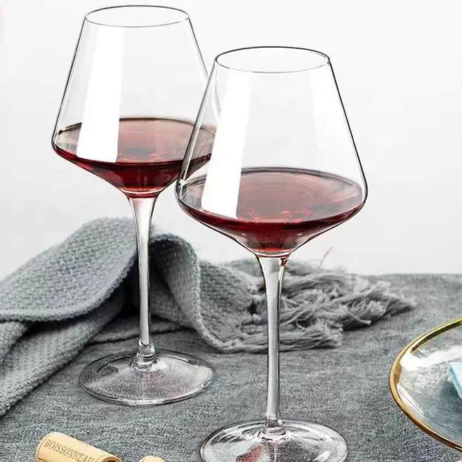 modern transparent red wine cup goblet crystal glass burgundy red wine glass|500ml
