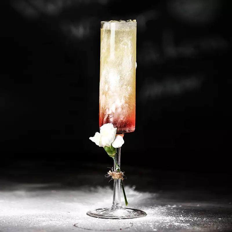 high quality cylinder champagne glass customised vintage champagne glasses|200ml