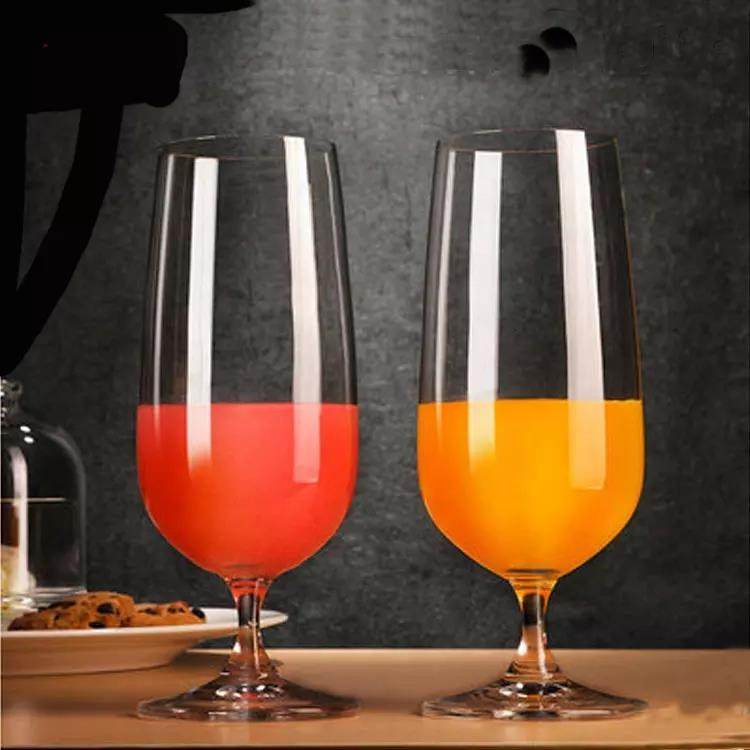 juicing cups glass custom logo high quality lead free red wine glass|420ml