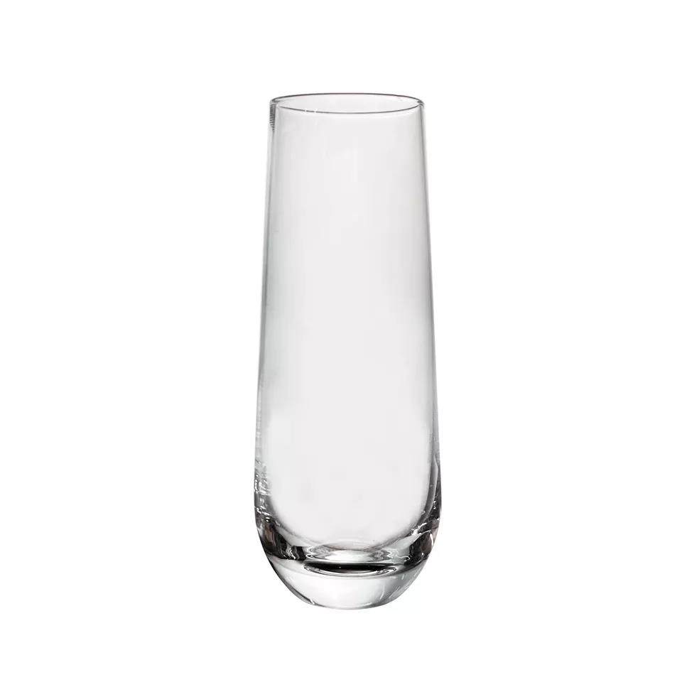 Wholesale Handmade Clear liquor glass Red Wine glasses Thick base champagne flute glass|500ml