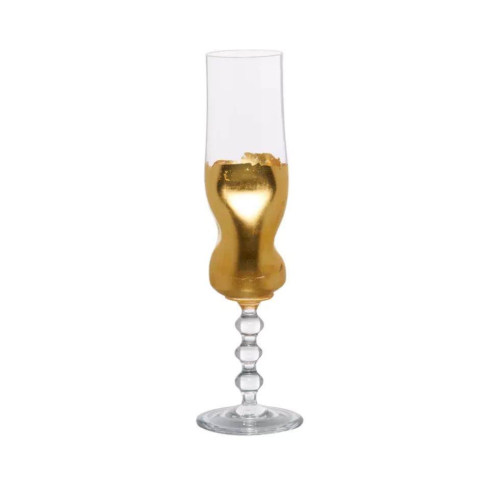 Long-rod champagne glass, luxury crystal creative glass|220ml