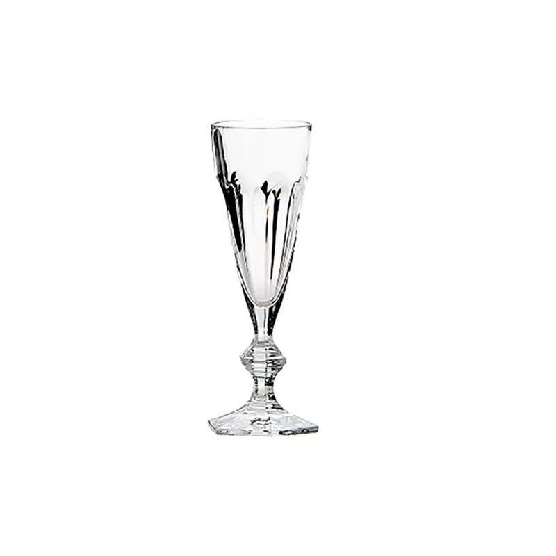 transparent long stem lead free crystal clear wine champagne drink glasses|130ml