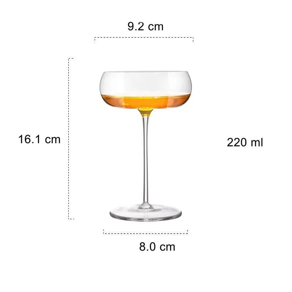 Modern fancy ice cream martini glass cocktail cup|220ml