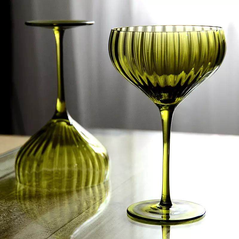 Crystal martini straw cocktail cup|270ml