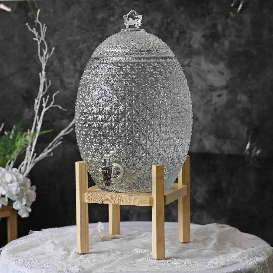 Wholesale Hot Selling Classic 10L Cold water liquid Beverage Glass Drink Dispenser—Grace