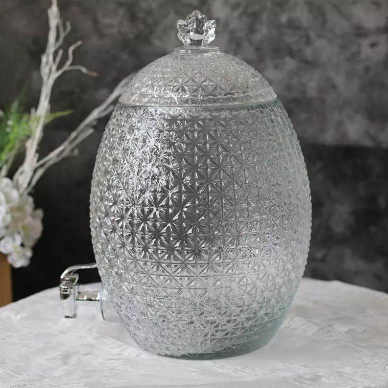 Wholesale Hot Selling Classic 10L Cold water liquid Beverage Glass Drink Dispenser—Grace