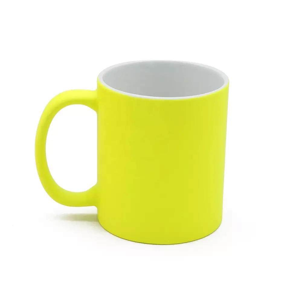 Wholesale gold blank coffee cup custom gift ceramic mug with coating sublimation| 11oz