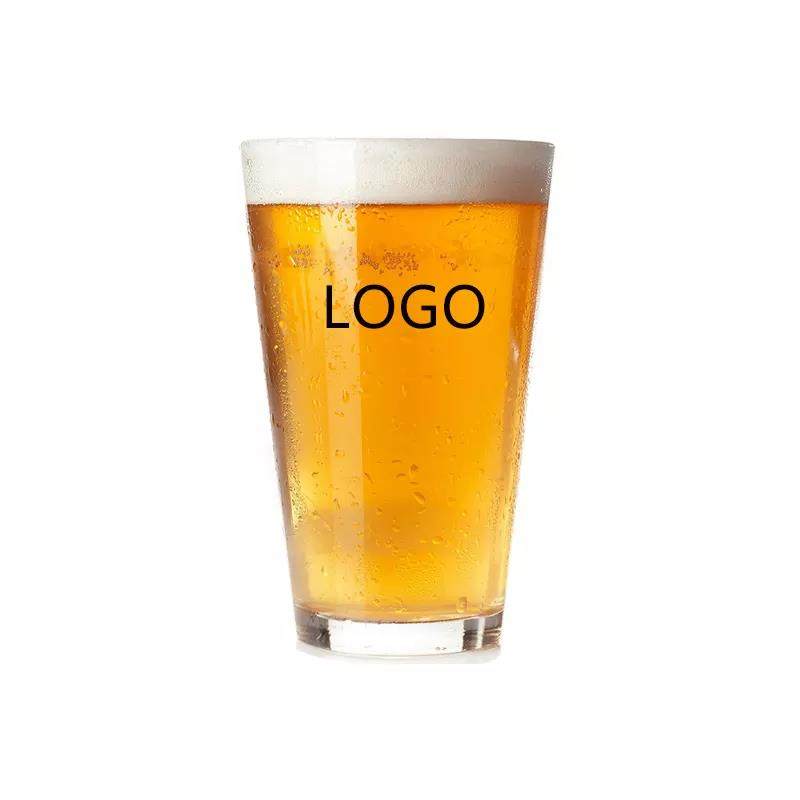 Wholesale cheap Custom Logo Glassware Beer Creative Glassware  Beer Pint Glass|480ml 16 oz