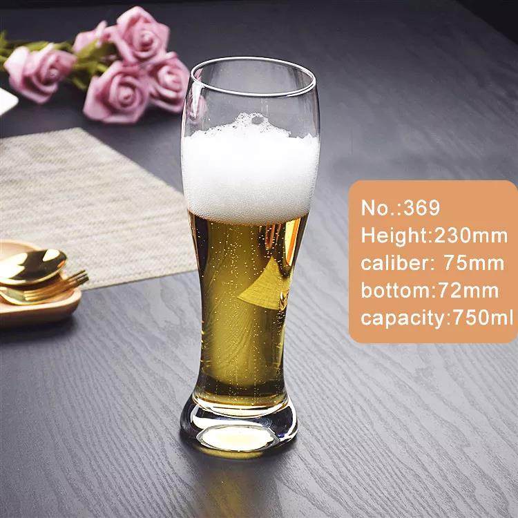 Handmade crafts custom lead-free crystal glass german beer mug beer glass in home big capacity |750ml
