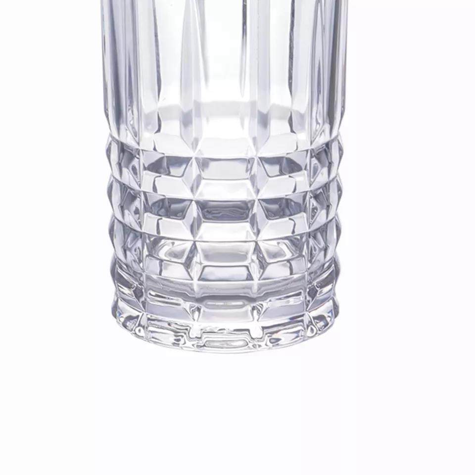 Highland Transparent Glass Tumbler Drinking Glass Cup for Water Juice|15oz