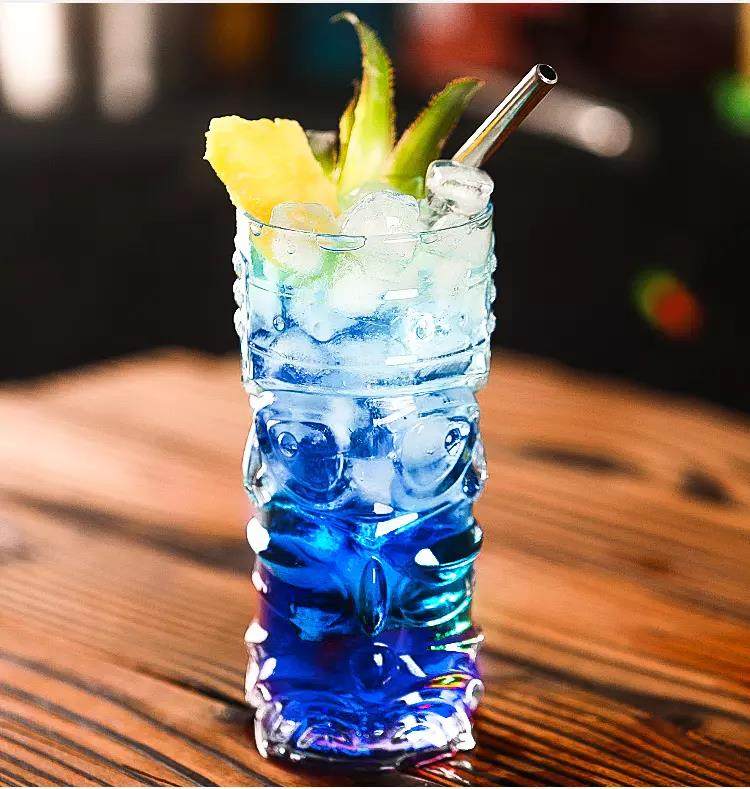 Cocktail Ultimate Tiki Glass tropical drinks Island-themed party home barware glasses|420ml