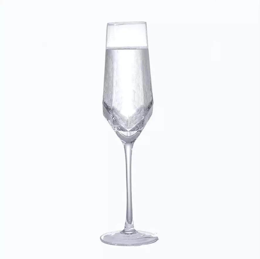 Nordic vintage crystal goblet golden luxury champagne glass|300ml