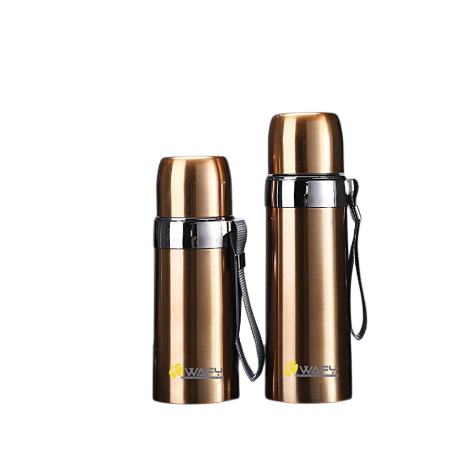 Vacuum stainless steel gift advertising cup wide-edge warhead insulation cup|350ml