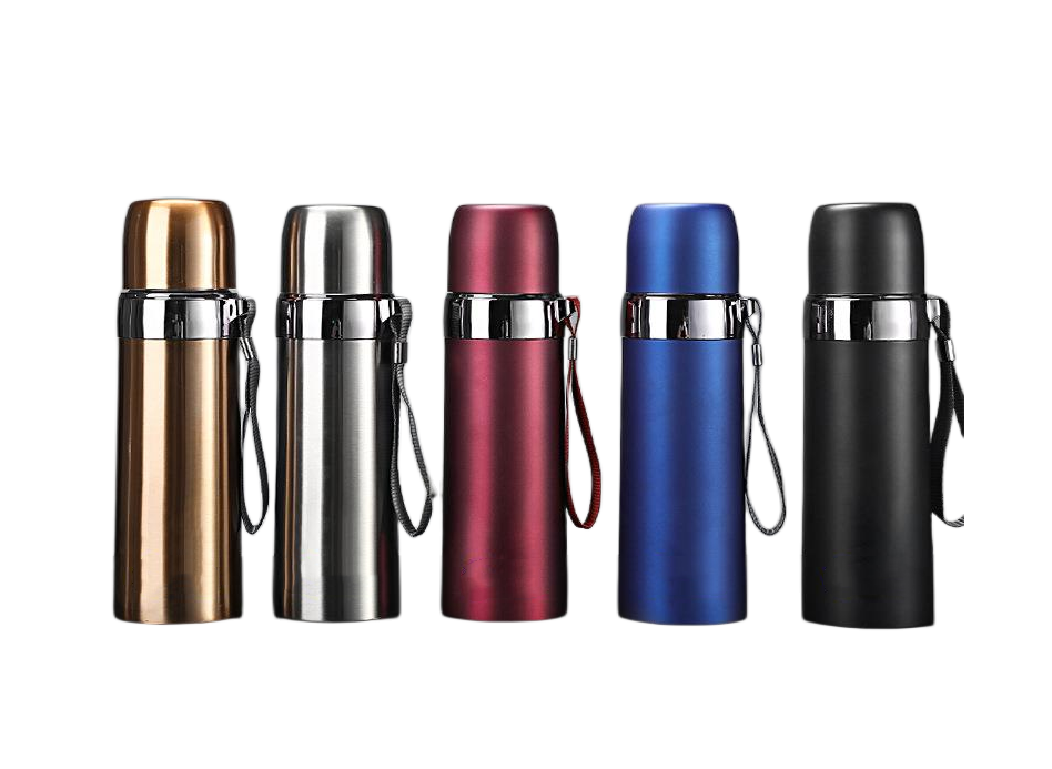 Vacuum stainless steel gift advertising cup wide-edge warhead insulation cup|350ml