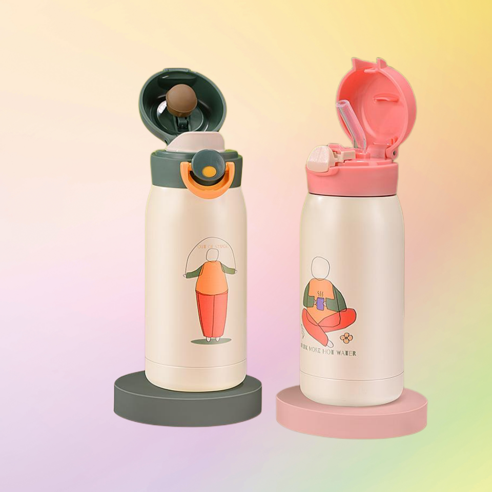 New illustrator cartoon children 304 stainless steel insulation cup|200ml