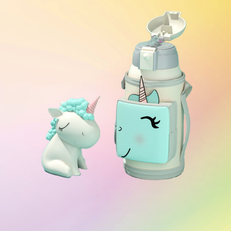 New style children's thermos cup cartoon large capacity kettle|550ml