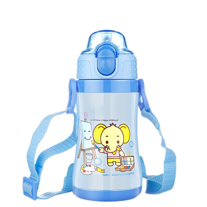 KIDS STRAW CUP CARRYING STRAW WATER BOTTLE | 10 OZ 300ML