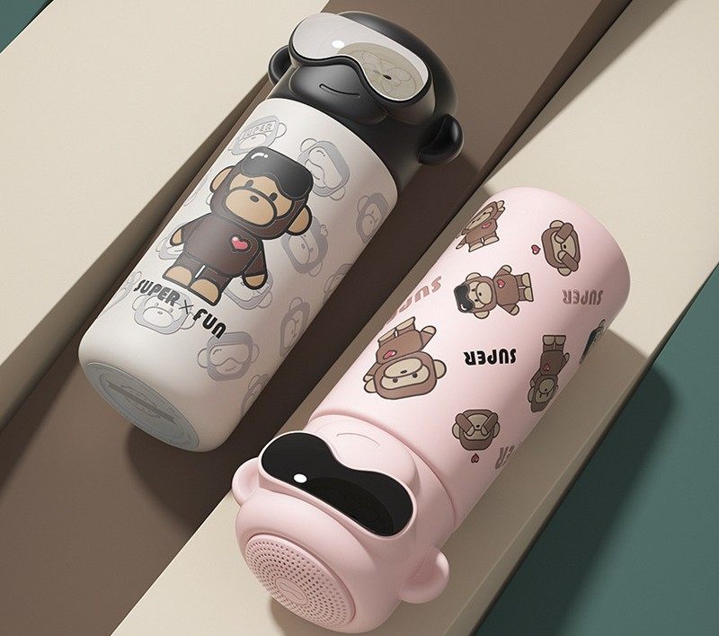 High-looking thermos cup, ladies and boys, 316 large capacity children's pot|380ml