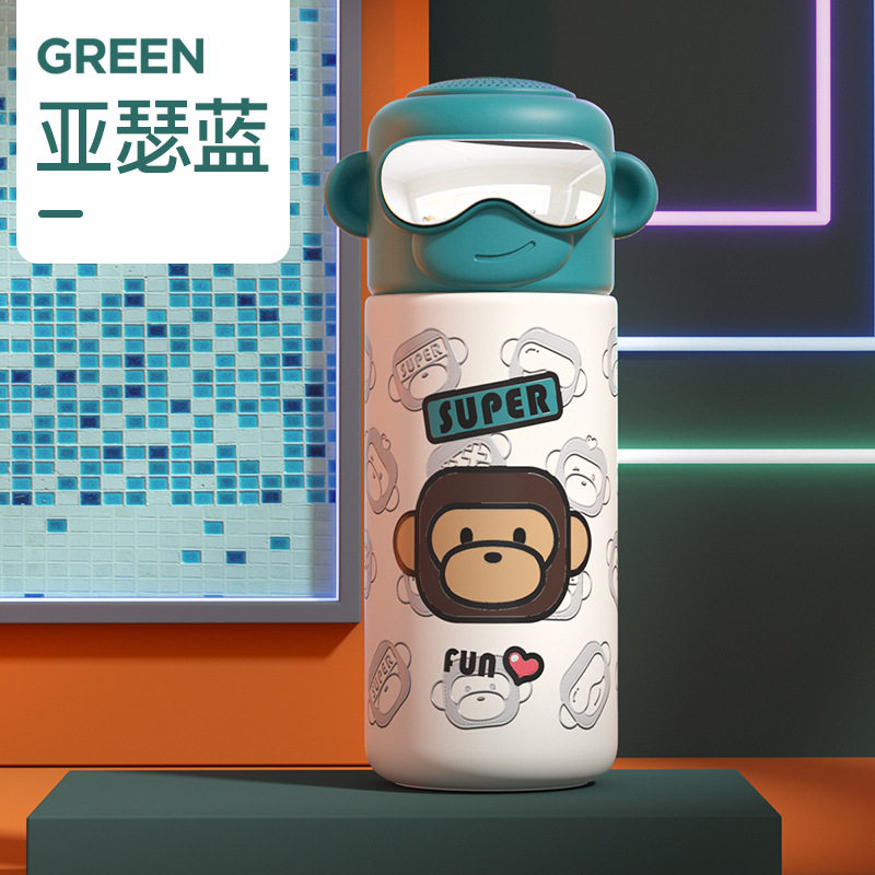 High-looking thermos cup, ladies and boys, 316 large capacity children's pot|380ml