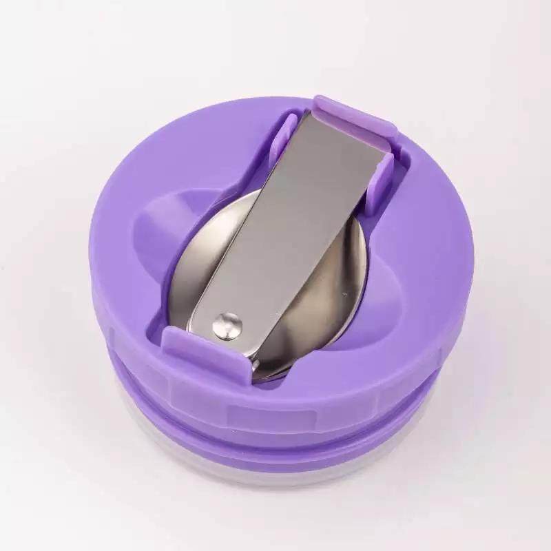 Gradual color stainless steel 18ram 8 double-layer insulated food cans, suitable for school-age children|450ml