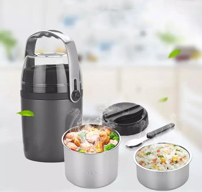 Stainless steel thermos food bottles vacuum heat preservation food bottles|1600ml