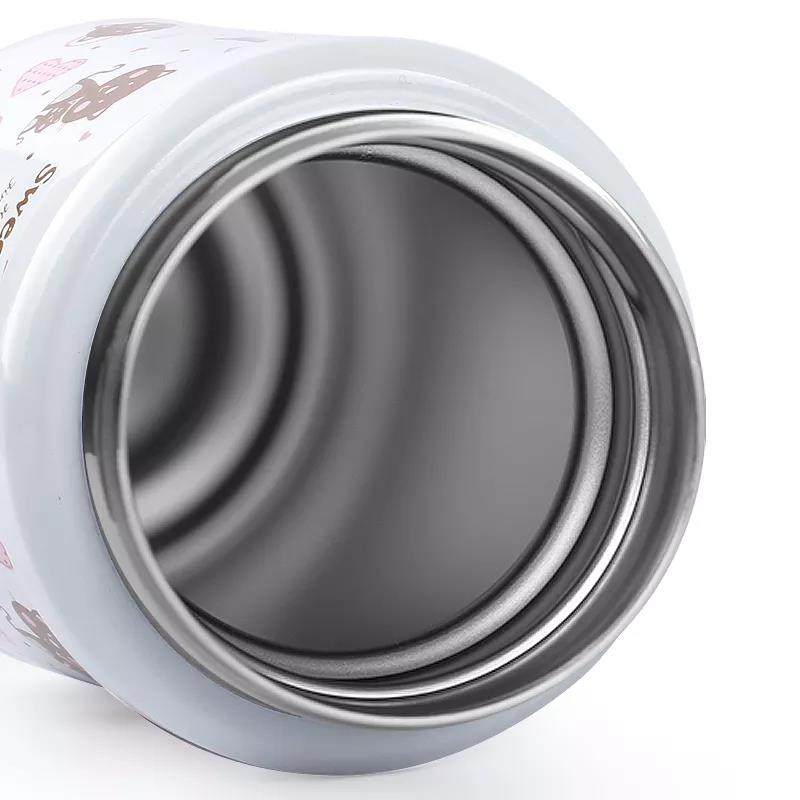 double wall stainless steel vacuum insulated thermal food jar for kids children school|450ml