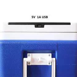 60L Portable Outdoor Ice Chest Picnic Eco Friendly Hiking Rotomolded Plastic Ice box Coolers with Solar Panel