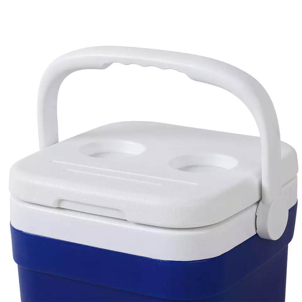 12L Cooler Box with Water Outlet Picnic Eco Friendly Hiking Rotomolded Plastic Ice box With Thermometer Coolers Portable Outdoor