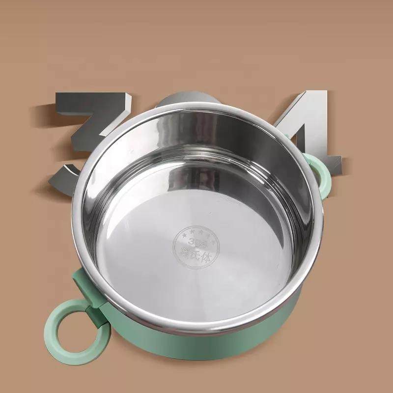 Round Preservation Stainless Steel Lunch Box Multilayer Bento Box Keep Food Warm Food Storage|1000ml