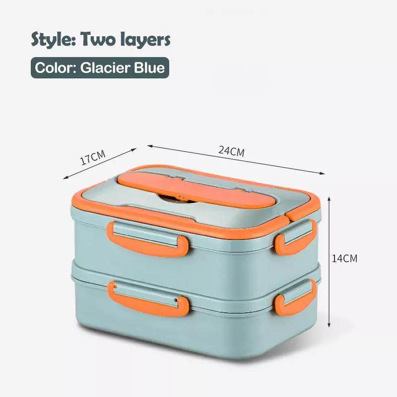 Environmentally friendly wholesale food container kids different grids lunch box set|1-3L