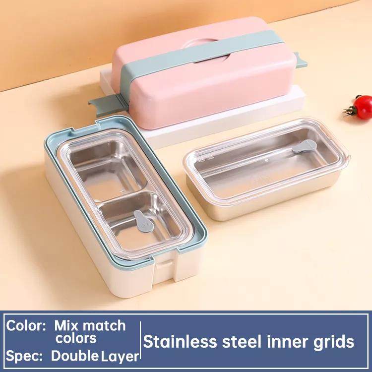 Best Selling Bento Kids Food Container Set Stainless Steel Custom School Lunch Box|1-3L