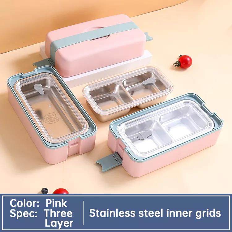 Best Selling Bento Kids Food Container Set Stainless Steel Custom School Lunch Box|1-3L