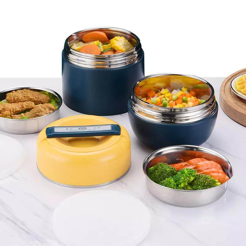 Stainless Steel Vacuum Insulated Thermos Flask Food Containers With Lid|800ml
