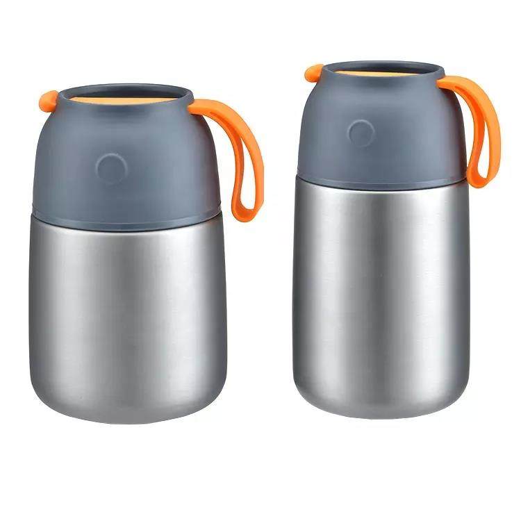 Gradual color stainless steel 18ram 8 double-layer insulated food cans, suitable for school-age children|450ml