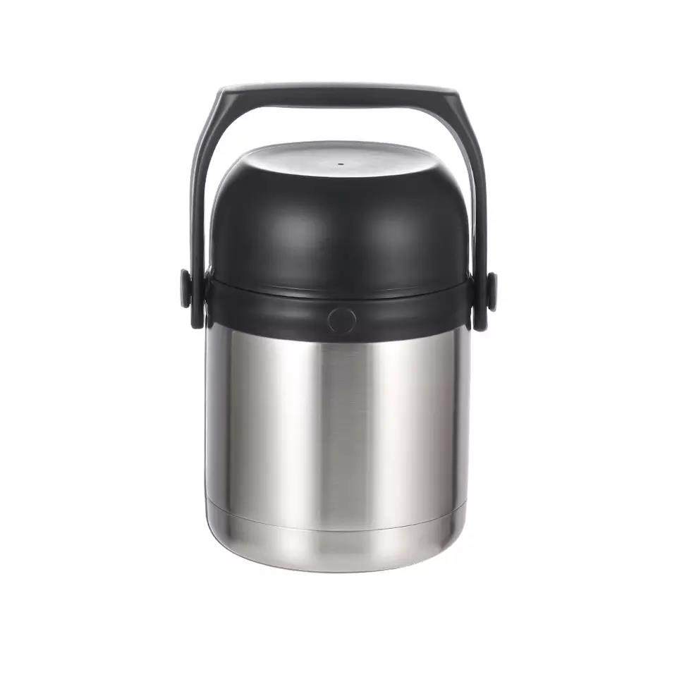 Food Jar Insulated Double Wall Stainless Steel Kitchen Round Carbon Steel Outdoor Sport All-season|22oz 650ml