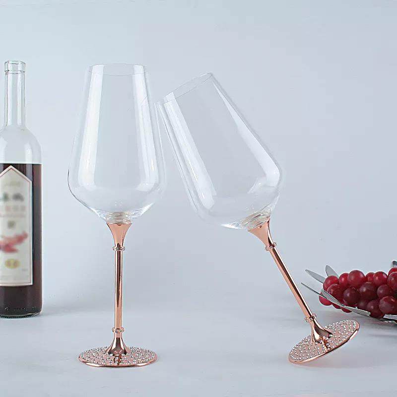 New 2PCS suit large glass 550ml wedding wine glass|550ml