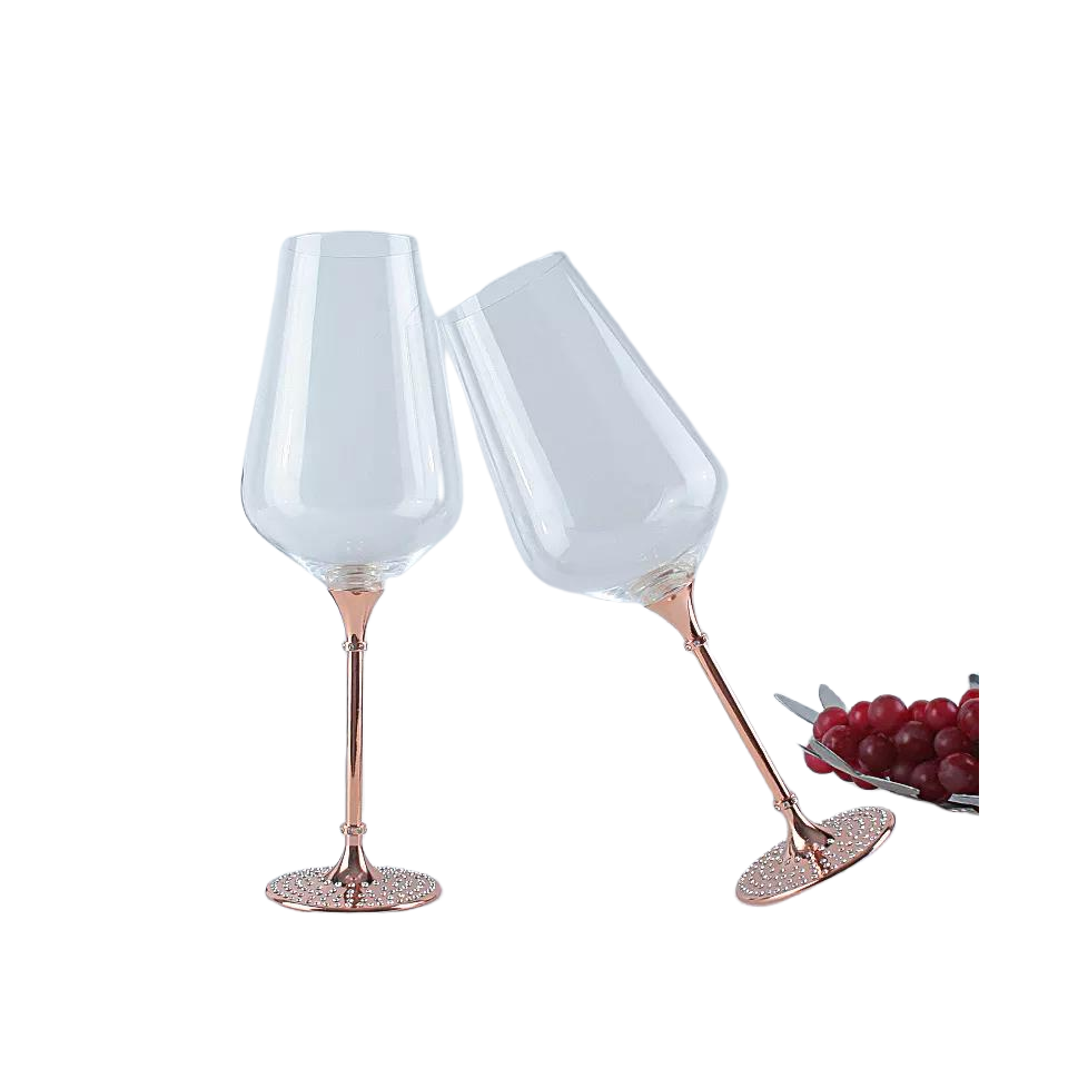 lead free crystal tulip shaped champagne glass whisky tulip glass wedding red wine glasses long stand wine glasses|500ml