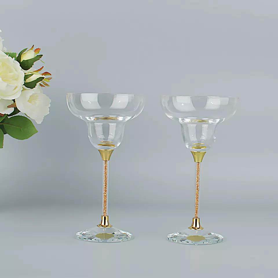 Lead-free cocktail cup classic margarita crystal cup|295ml