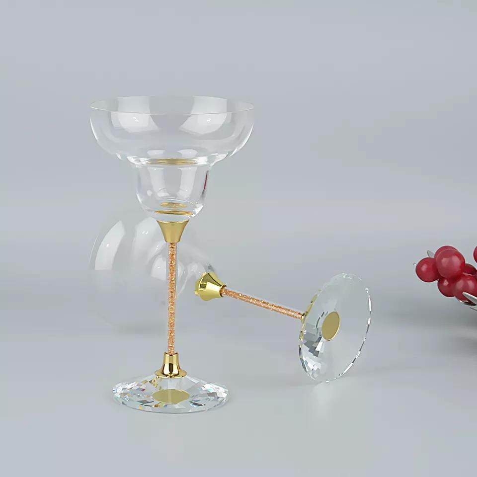 Lead-free cocktail cup classic margarita crystal cup|295ml