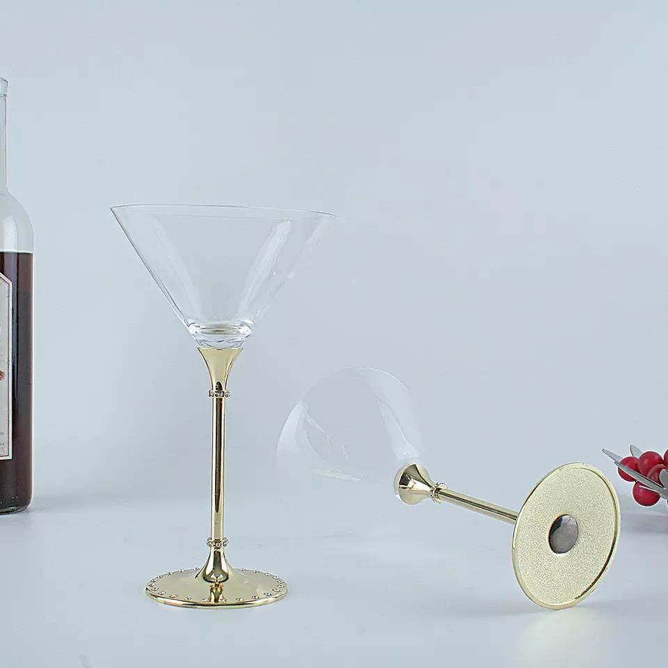Crystal cocktail glass gilded kitchen bar supplies cocktail cup|230 ml