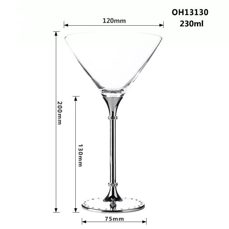 Martini Glasses Kitchen Bar Supplies Cocktail Party Glass Drink Ware glass|230ml