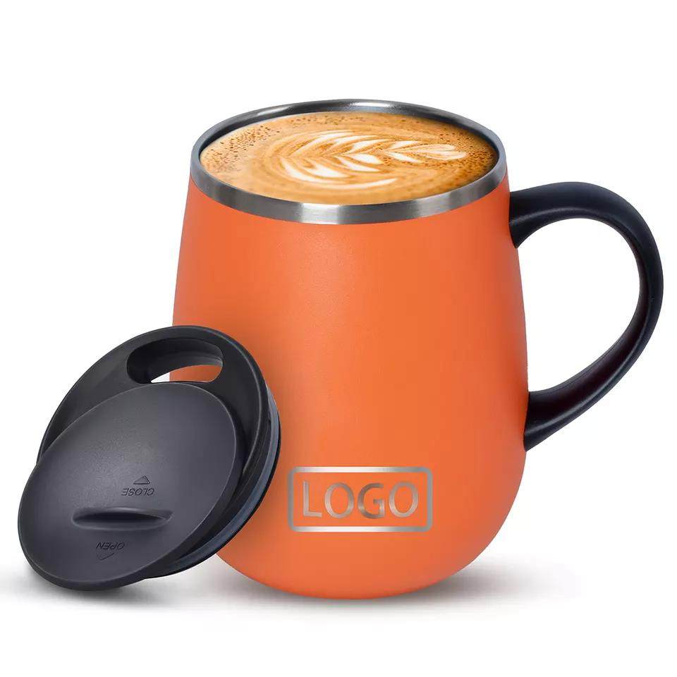 ustom thermos tea mugs with handle insulated cup and coffee mug|320ml/460ml