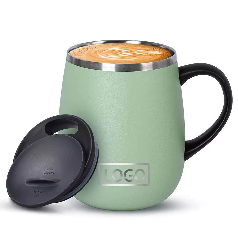 ustom thermos tea mugs with handle insulated cup and coffee mug|320ml/460ml