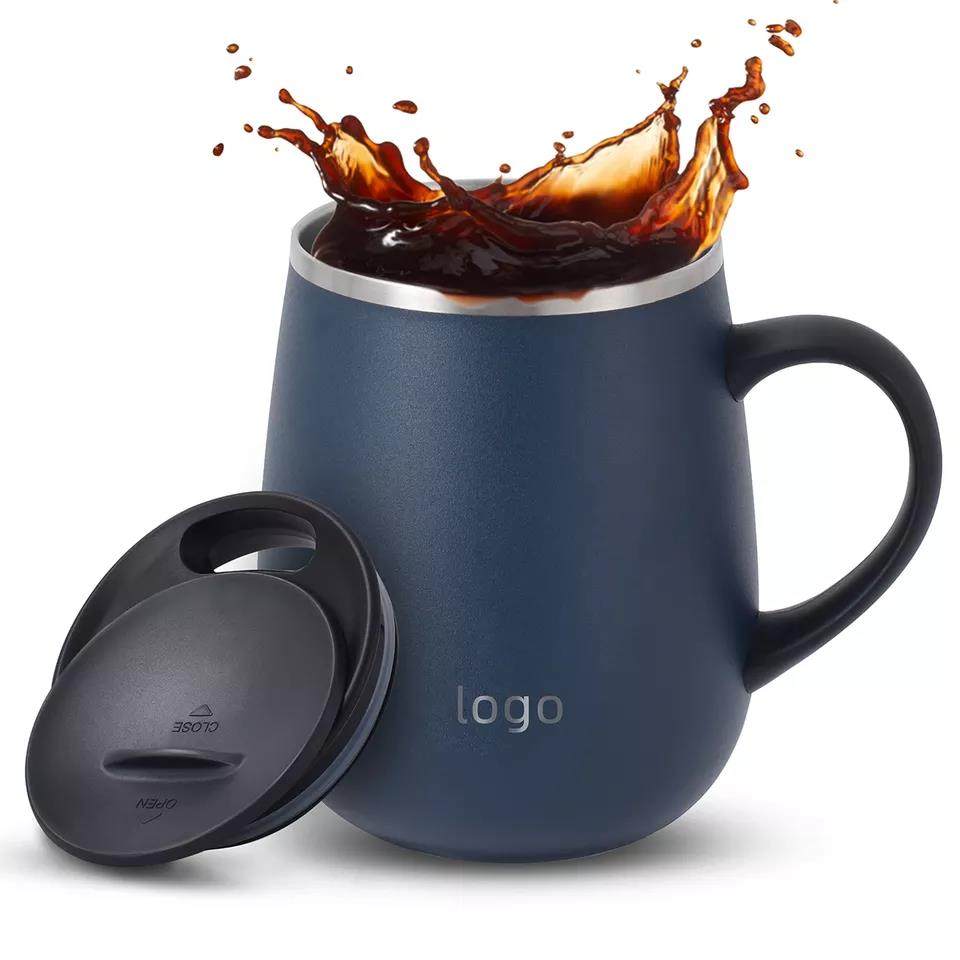 ustom thermos tea mugs with handle insulated cup and coffee mug|320ml/460ml