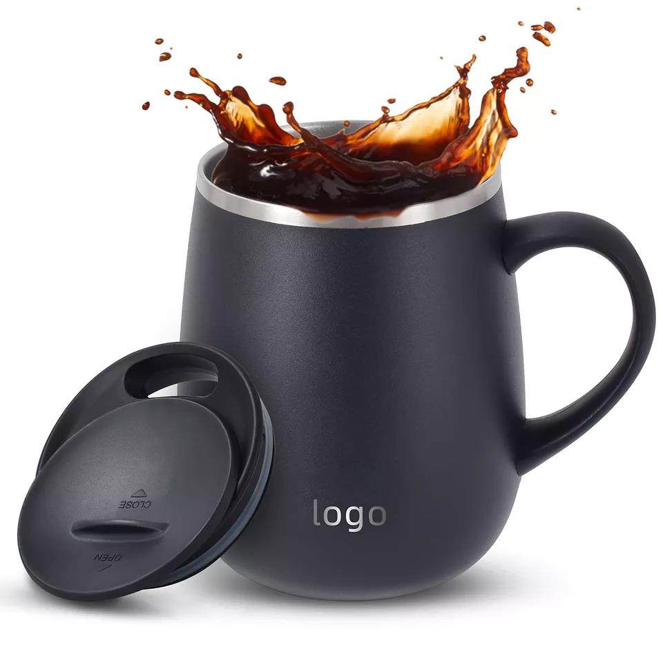 ustom thermos tea mugs with handle insulated cup and coffee mug|320ml/460ml